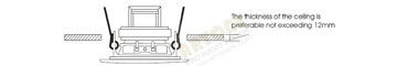 Монтаж потолочных громкоговорителей CS-28